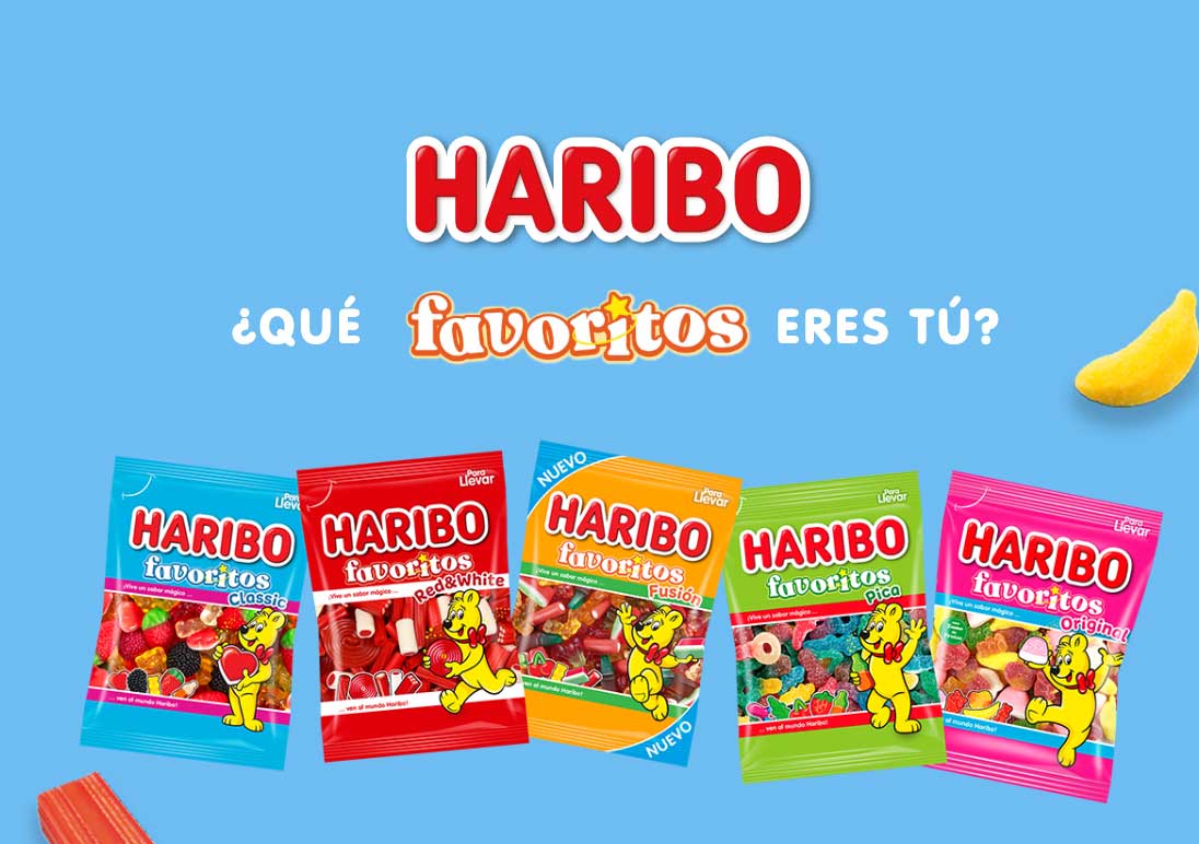 Haribo Favoritos 18 bolsas de 90g, comprar online